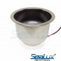 SeaLux S.S. Cup Drink Holder Marine Boat RV Camper w/RED LED Light inside(2 pcs)