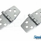 SeaLux Marine Grade Stainless Steel Mirror Polished Door Hinge 3" x 1.5" (Pair)