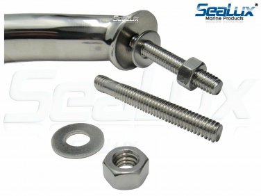 SeaLux 304 S.S. Mounting Studs kit for Handrails, Cleats (5/16"-18 x 2-3/8" )