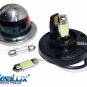 SeaLux 180 deg 31mm Festoon 9 LEDs Cool White Navigation Bulbs (pair)