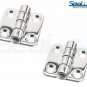 SeaLux Round Corner Door Butt Hinge 1-3/8" x 1-1/2" for Boat, RVs (Pair)