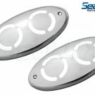 SeaLux 6-1/8 " x 3" S.S. HIDDEN DROP IN DUAL HORN COVER Grill (2 packs)