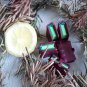 Tiny leather journal "Chocolates"