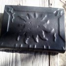 Medieval leather journal "Moon and Sun"