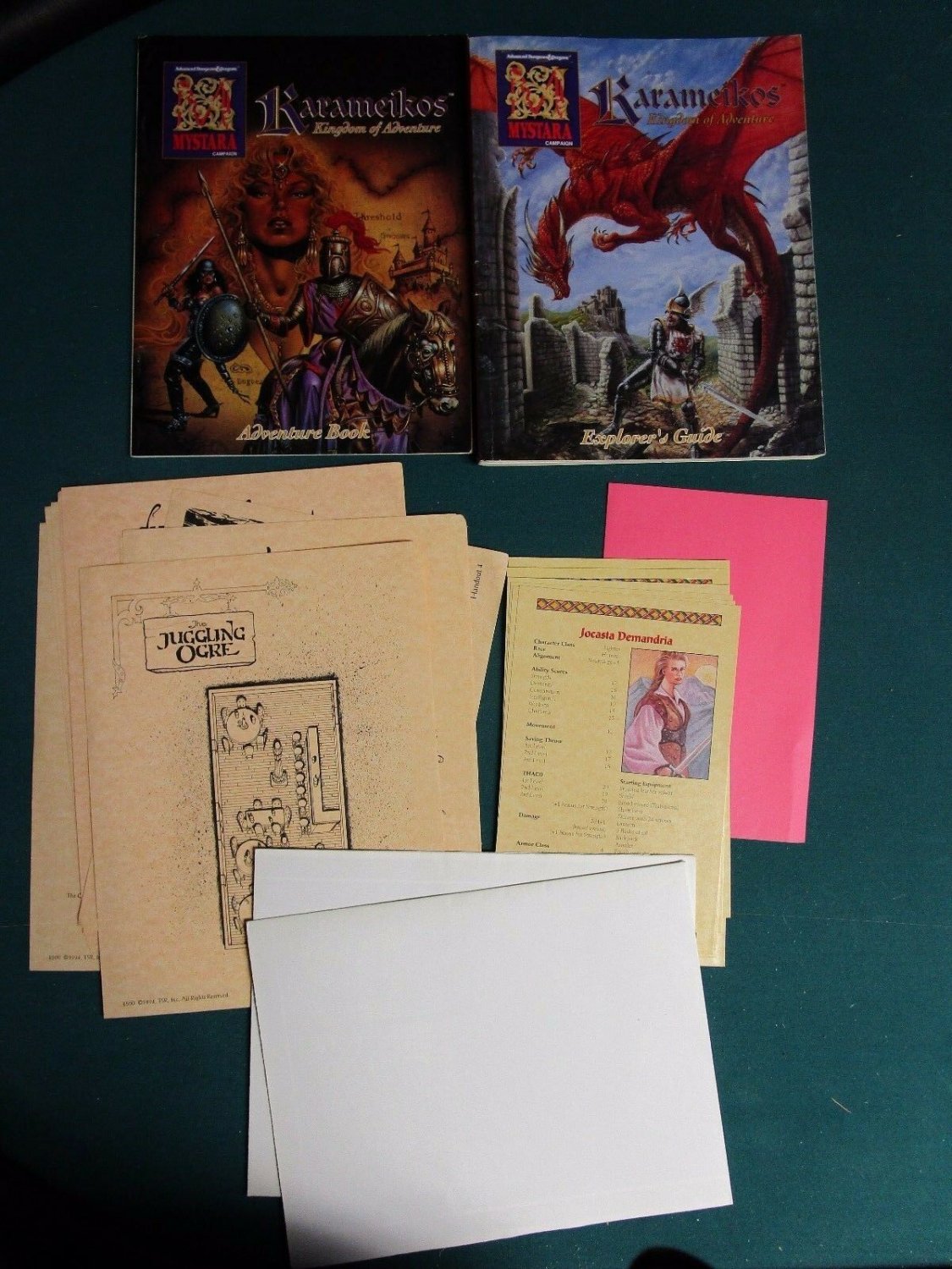 Advanced DUNGEONS & DRAGONS 2nd Edition - MYSTARA - boxed set.  No box/CD