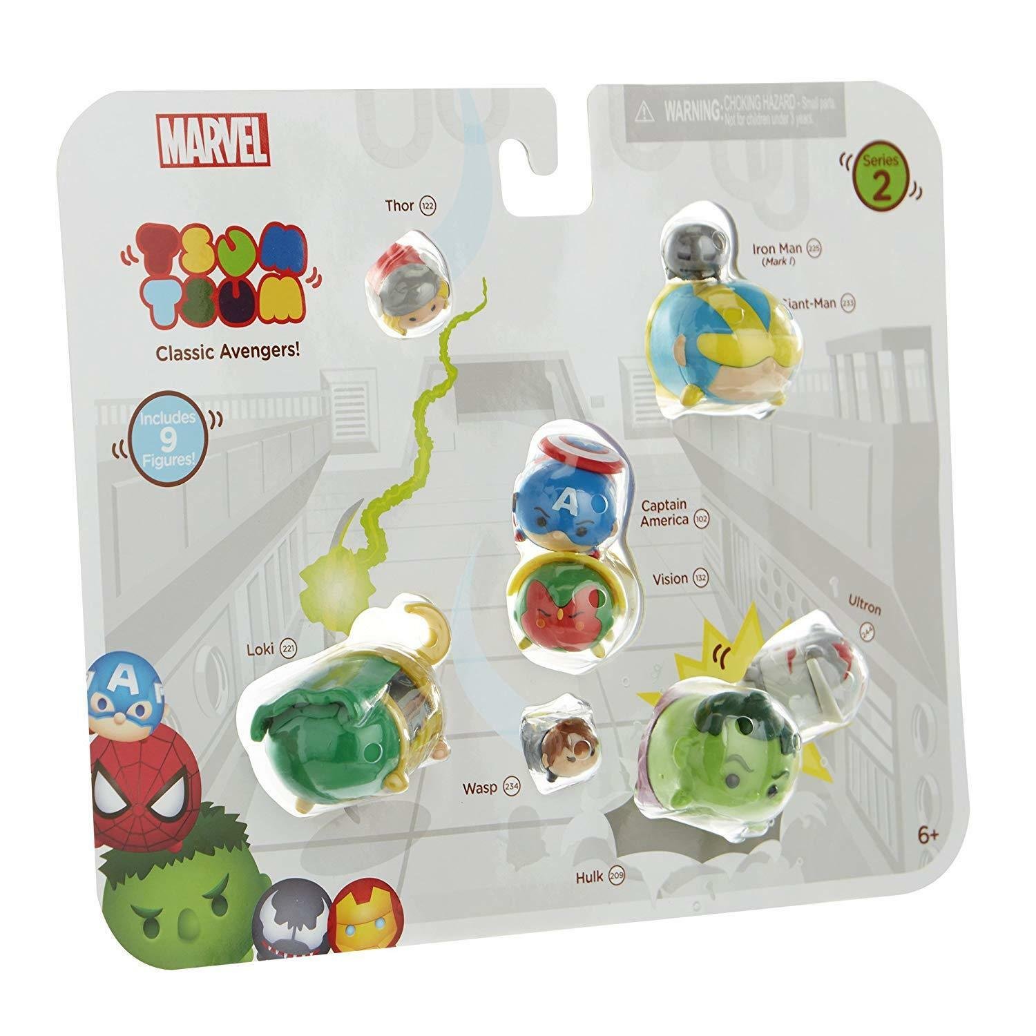 Marvel Tsum Tsum 9 PacK Figures Series 2 Style #1
