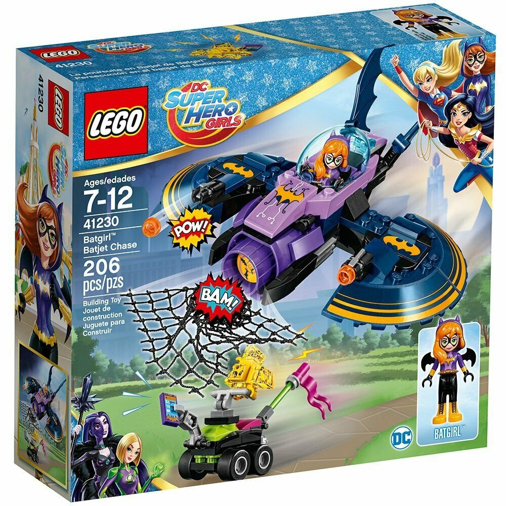 LEGO DC Super Hero Girls Batgirl Batjet Chase 41230 Collectible