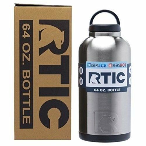 Rtic Stainless Steel Bottle (64oz) Cooler NEW