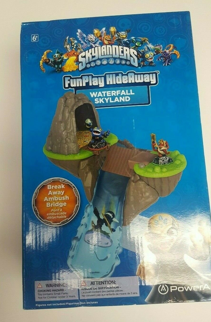 Skylanders FunPlay HideAway Waterfall Skyland.  New in slightly damage box.