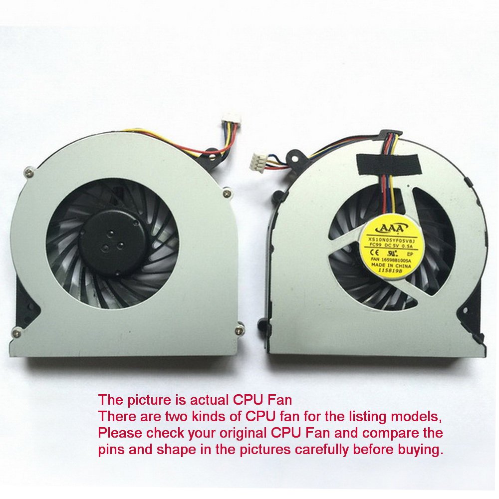 CPU Fan For Toshiba Satellite C870D Series C870D-00G C870D-00H C870D-00M 4-Pin