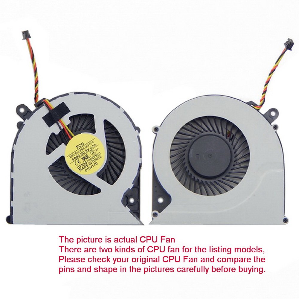 CPU Fan For Toshiba L850-022 L850-113 L850-118 L850-11D L850-11Q L850-126 3-Pin