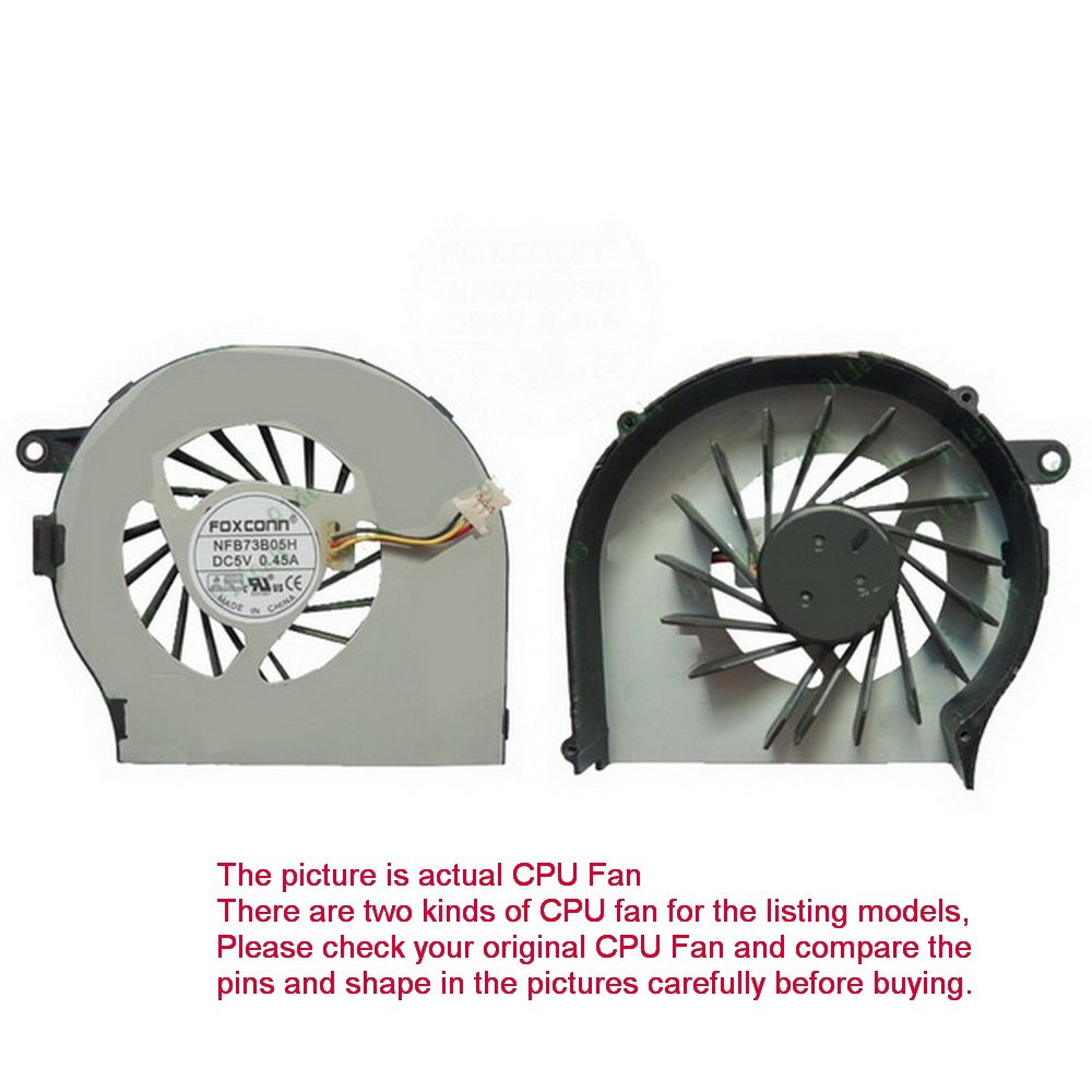 CPU Fan For HP Pavilion G56-150SS G56-151XX G56-200TU G62-102TU 606013-001