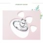 BAMOER Beautiful / Cute 925 Sterling Silver Cat & Heart Themed Ring - USA Size 8 Ladies / Women's