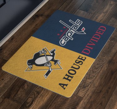Pittsburgh Penguins Washington Capitals Welcome Doormat Hockey