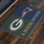 Green Bay Packers New England Patriots House Divided Doormat