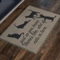 Cat Lover Doormat Gift Rug Housewarming Gift Welcome Mat Bunch Of Cats In Here Cat Decor Cat Gifts