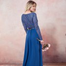 Chiffon Lace Long sleeve bridesmaid dress