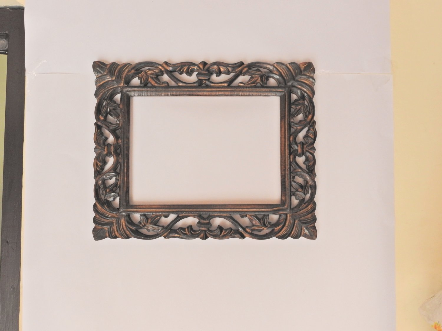 Wooden mirror frame