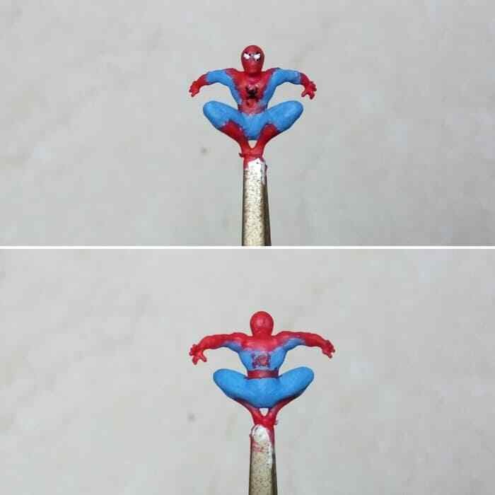 Spiderman Spider-Man pose #1 ho 1:87 figura en miniatura no preiser 