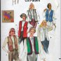 Butterick 3971 Size Large Vests Different Styles and Transfers Vintage Sewing Pattern Cut