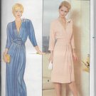 Butterick 4800, Women Evening Casual Dress Size 16, Short Long Style F/F Vintage