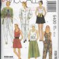 McCalls 5400 Jacket Tank Top Split Skirt 3 Lengths and Pants Sizes 12, 14 Uncut