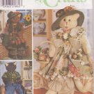 Simplicity 8242 Cats and Clothes Blue Jeans Shirt 2 Girl Cats in Dresses Hats Three Styles Size 30 "