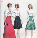 Style 1025 Misses Skirts Three Lengths Side Zipper Size 12 Waist 67 cm - 26.5 inches