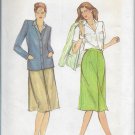 Vintage Butterick 3665 Jacket Skirt Blouse Three Piece Size 8 Factory Folded Uncut