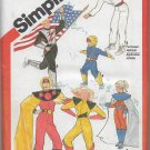 Simplicity 5299 Costumes Space Men Women Unisex Original Pattern