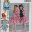 McCalls 5232 Girls Dresses Special Occasions Easy Sew Styles Ruffle Bottom Sizes 2,3,4