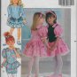 McCalls 5232 Girls Dresses Special Occasions Easy Sew Styles Ruffle Bottom Sizes 2,3,4