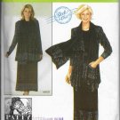 Women Separates Suit Jacket Top Skirt and Scarf Simplicity 4371 Sleek & Chic