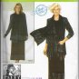 Women Separates Suit Jacket Top Skirt and Scarf Simplicity 4371 Sleek & Chic