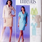 Simplicity 2452 Size US 6-14 Slim Line Skirt Jacket Front Variations Causal Dress Office Wear