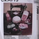 McCalls Crafts 7399 Sew Organizer Sewing Pouch, Armchair Caddy, Assorted Pin cushion, Busy Bag Tote