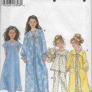 Simplicity 8488 Girls Sizes 3 to 6 Sleepwear Robe Nightgown Pajamas Sewing Pattern