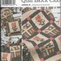 Simplicity 9371 Home Decor Quilt Blocks 48 inches square, Pillow Shams Schoolhouse Sunbonnet