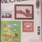 McCall’s 6316 Quilt Pillows Wall Hangings Farm Animals Sheep Ducks Chickens Pattern Vintage 1978