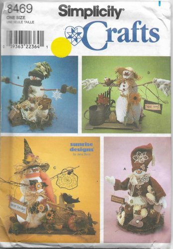 Simplicity 8469 Holiday Decorations, Table toppers, Center Pieces