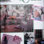 Simplicity Crafts 8523, Pattern for Patio Garden, Round Square Tablecloths, Aprons, Pillow Covers