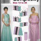 Simplicity 9466 Weddings Proms Tops Skirts Wrap Sizes 14 to 20 Sewing Pattern