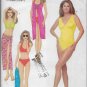 Bathing Suit & Pareo Wrap, Bikini Swimsuit Sizes 6 8 10, Butterick 6578  Kathy Ireland