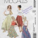 McCalls 5056 Women Flared Skirts in Two Lengths Sizes X Small, Small, Medium