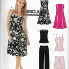 New Look 6468 Size 6 to 16 Dress Pants Shorts Tops Summer Wardrobe Sewing Pattern