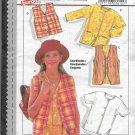 Burda 3810 Girls Vest and Jackets Light Cover-ups, Sizes 8 to 12, Original Sewing Pattern FF