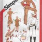 Simplicity 5298 Costumes The Lone Ranger Sizes 6, 8, Girls Boys Tonto Silver and Scout