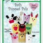 Bath Puppet Pals Washcloths Cows Dogs Cats Rabbits  Sew Baby F884 Pattern Easy Sew