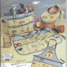 Simplicity 4597 Garden Accessories Apron Tote Bag Visor Hat Original Sewing Pattern FF