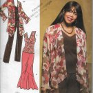 Simplicity 3894 Women Jacket Knit Top Pants and Skirt Sizes 20w to 28w